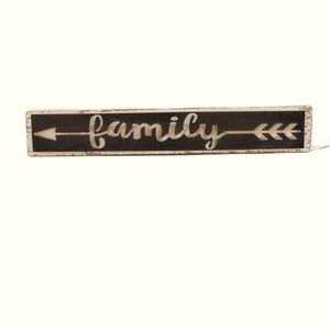 Family Wooden/Metal Wall Decor